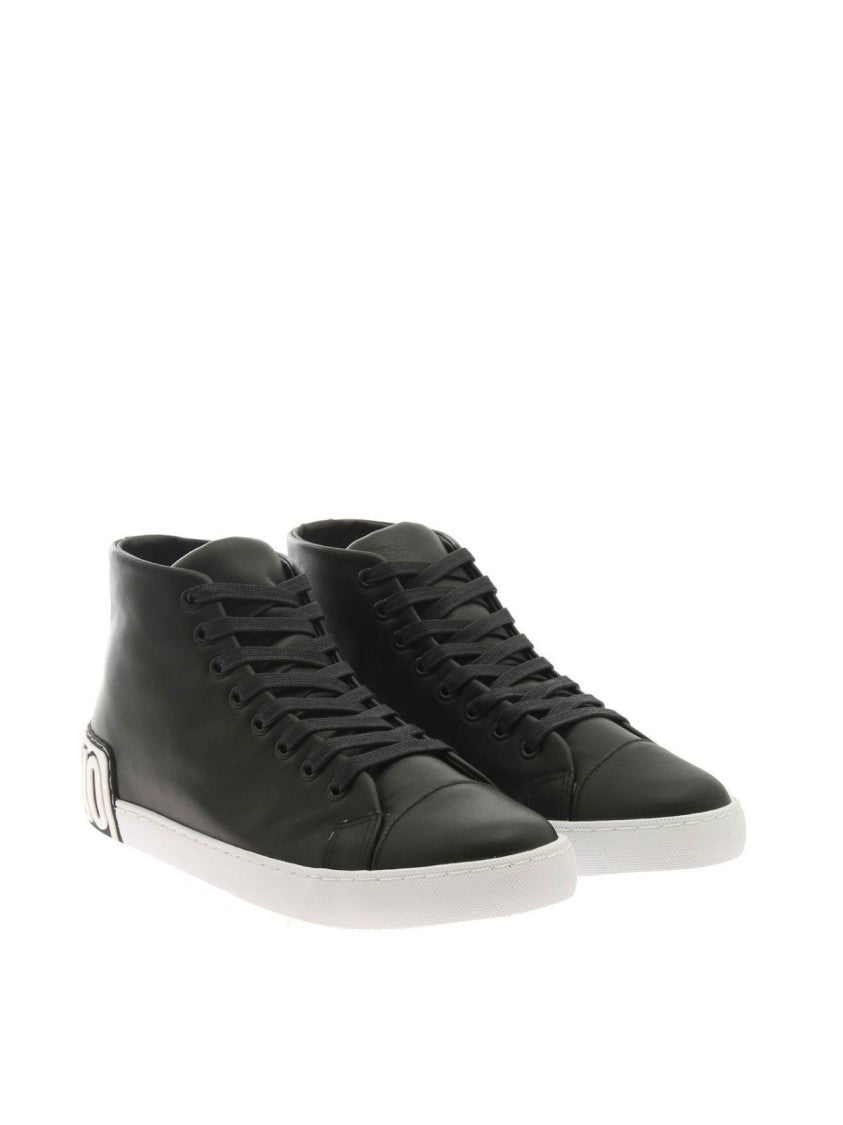Moschino Vulc 25 Logo Mid-Top Sneakers