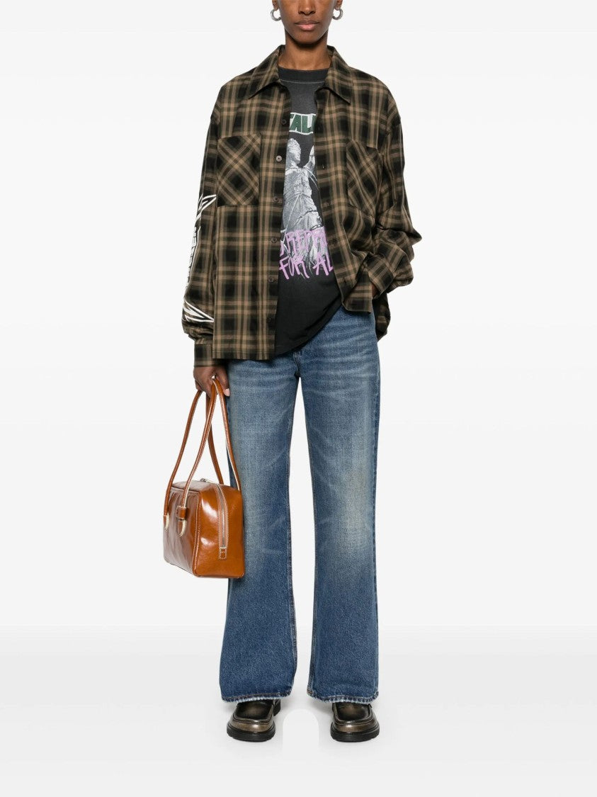 Haikure Blue Faded Wash Denim Jeans