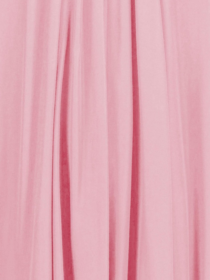 Sa Su Phi Sweeping Cotton-Blend Midi Dress With Ruffled Detailing