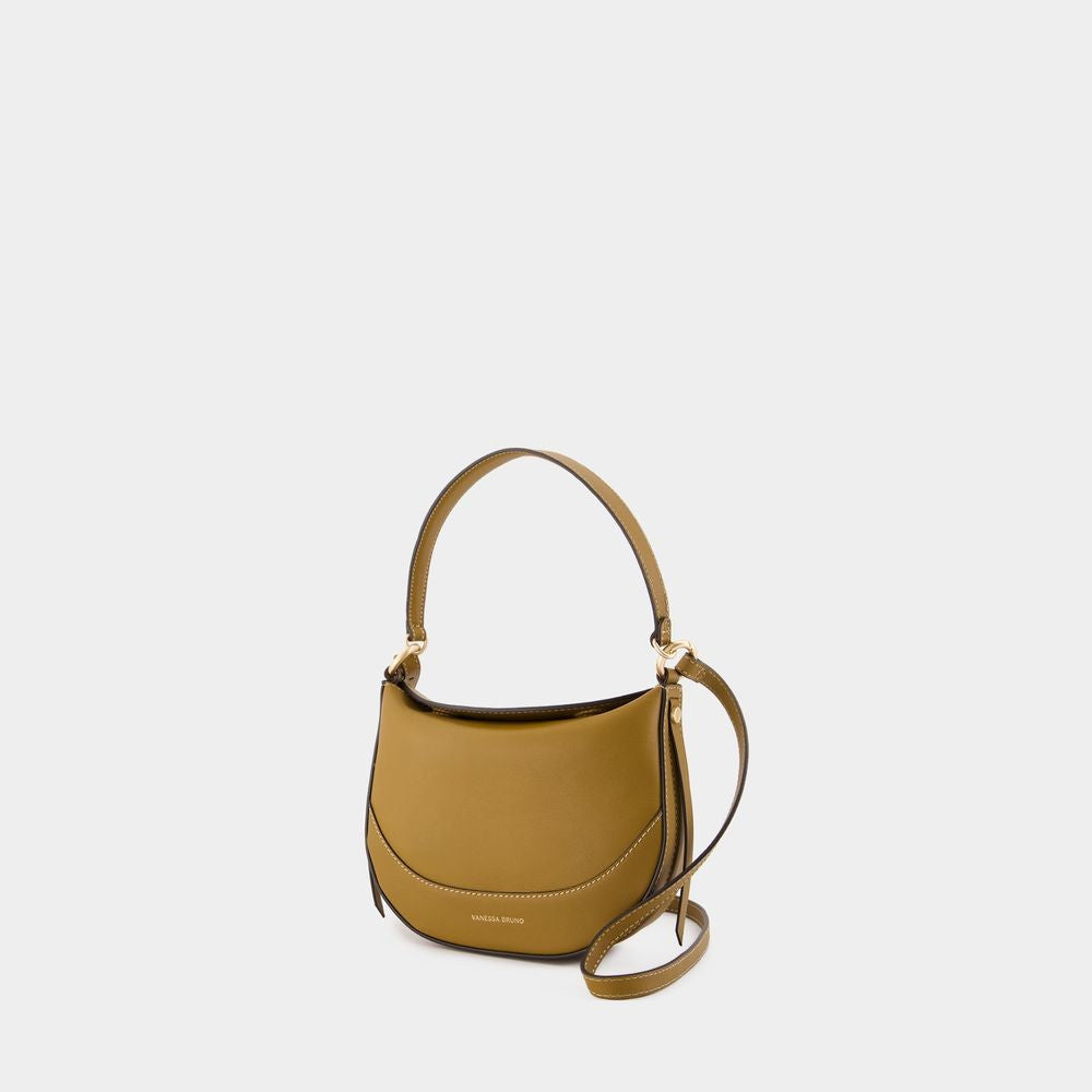 Vanessa Bruno Mini Daily Bag Crossbody - Leather - Brown