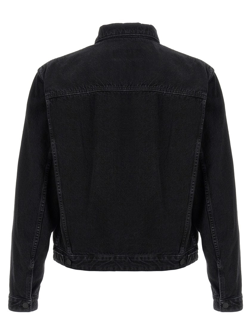 Dsquared2 Structured Black Denim Jacket