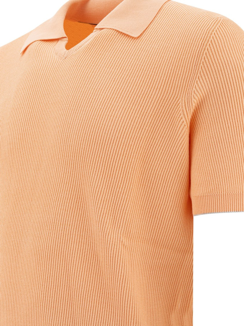 Brunello Cucinelli Lightweight Linen-Cotton Blend Polo Shirt