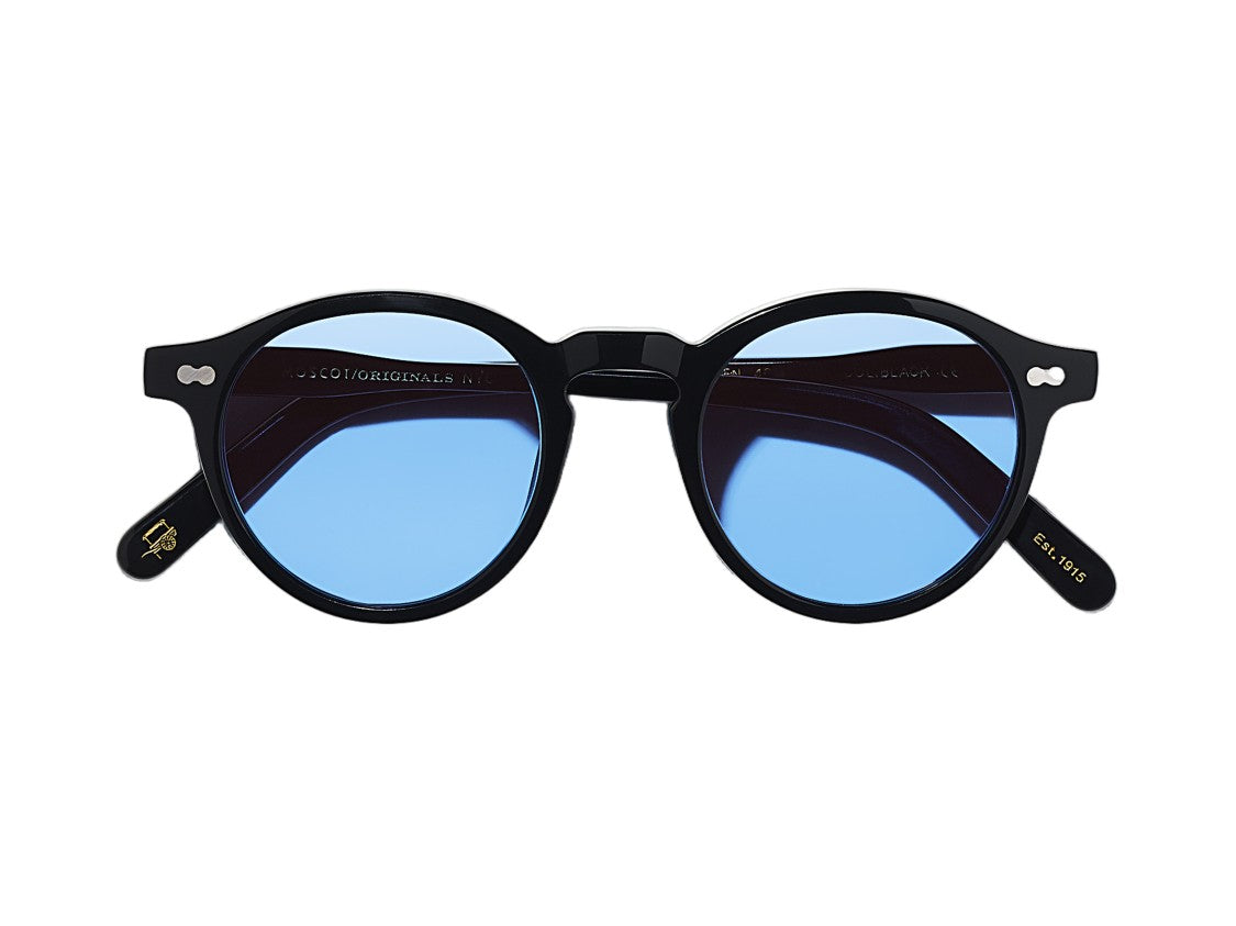 Moscot Blue Or-Mlb2-S Black Round Sunglasses