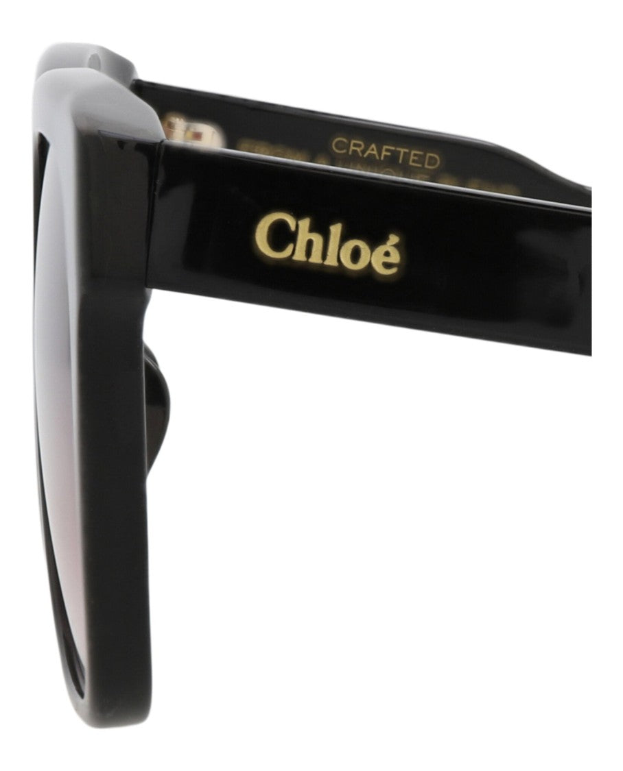 Chloé Square-Frame Recycled Acetate Sunglasses