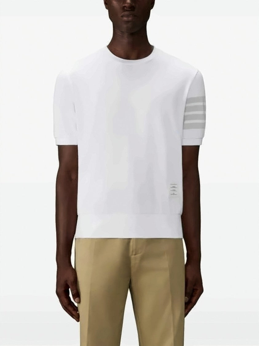 Thom Browne Cotton Jersey Crew Neck T-Shirt