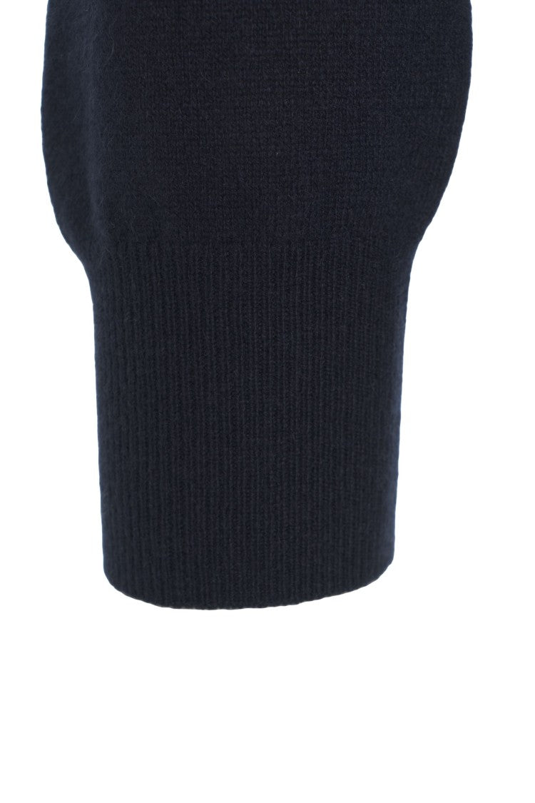 Soft Goat Cashmere Zip-Up Sweatshirt