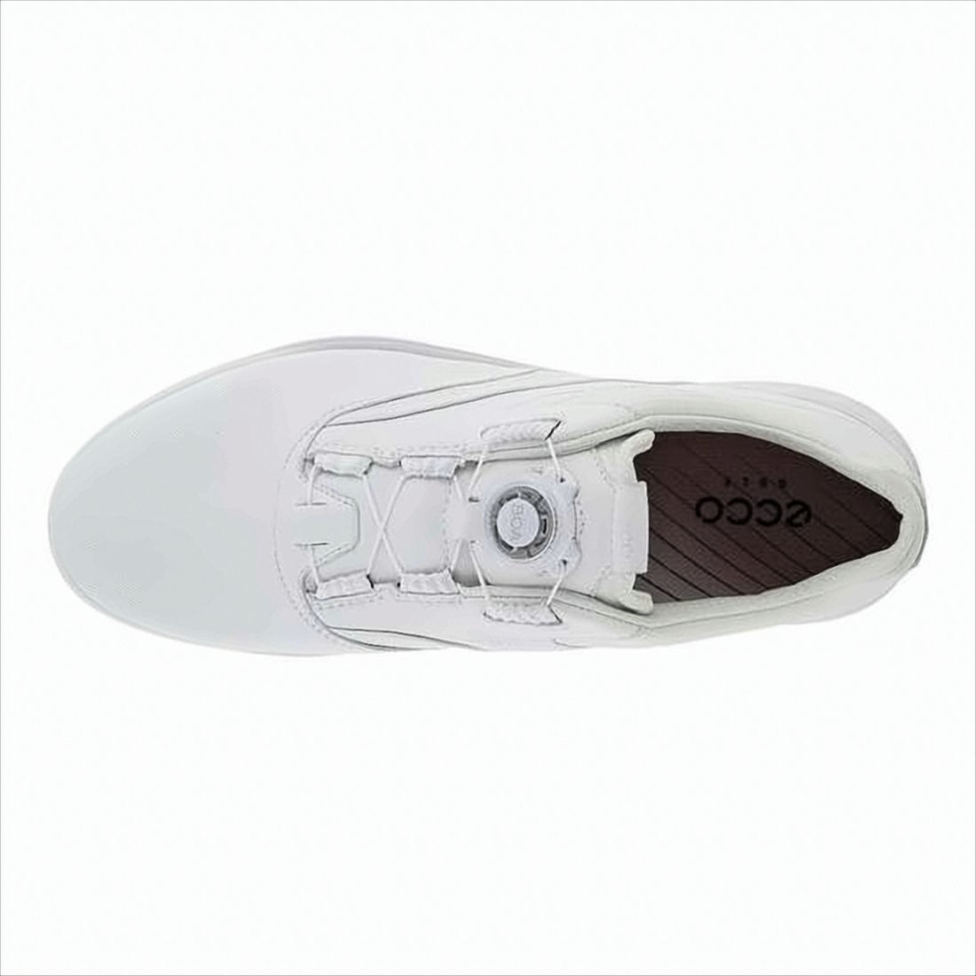 Ecco White Low-Profile Sneakers With Gradient Sole