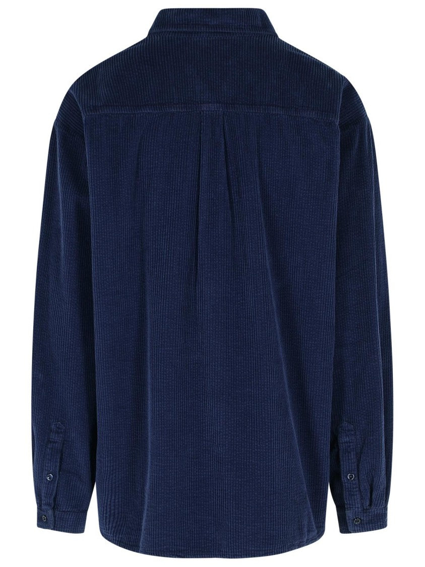 Erl Blue Cotton Shirt