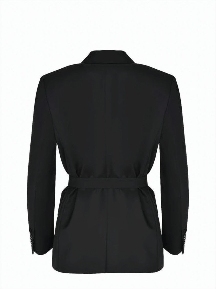 Max Mara Tailored Wool Coat With Notched Lapel