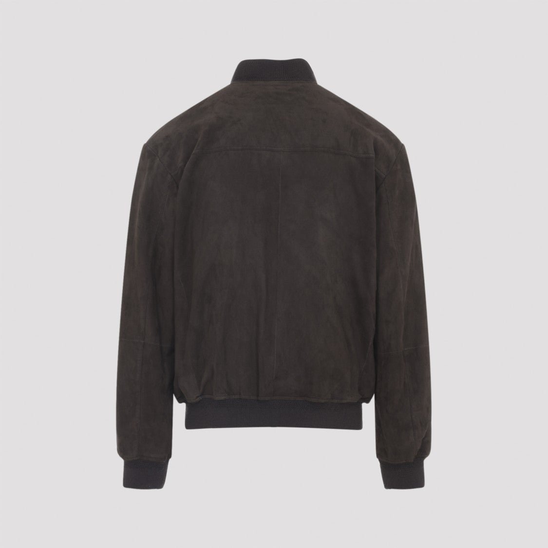 Canali Goat Leather Jacket With Minimalist Design