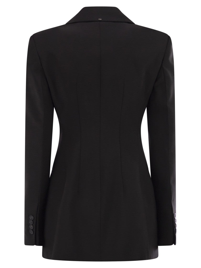 Sportmax Adamo - Blazer In Pure Natural Stretch Wool