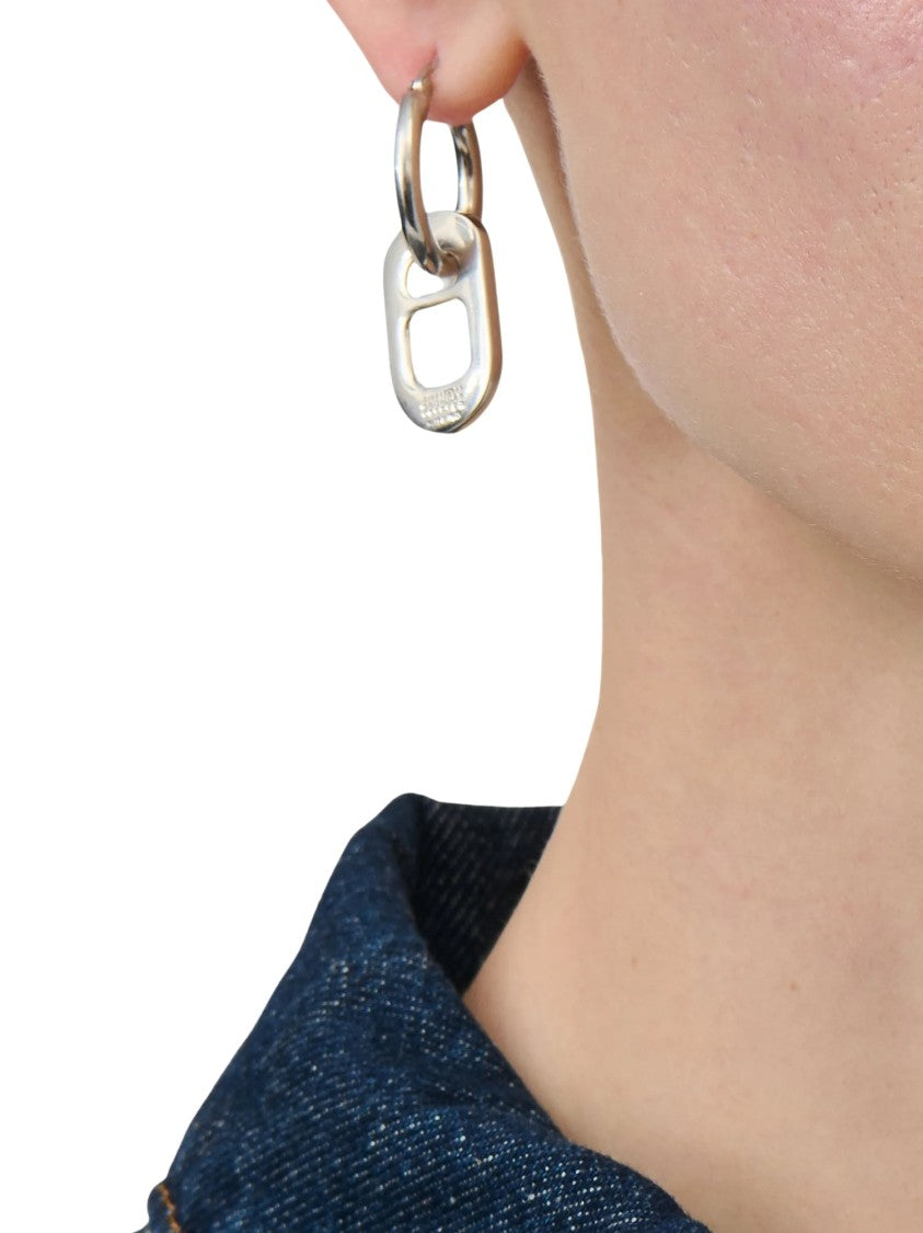 Mm6 By Maison Margiela Bottle Cap Metallic Drop Earrings