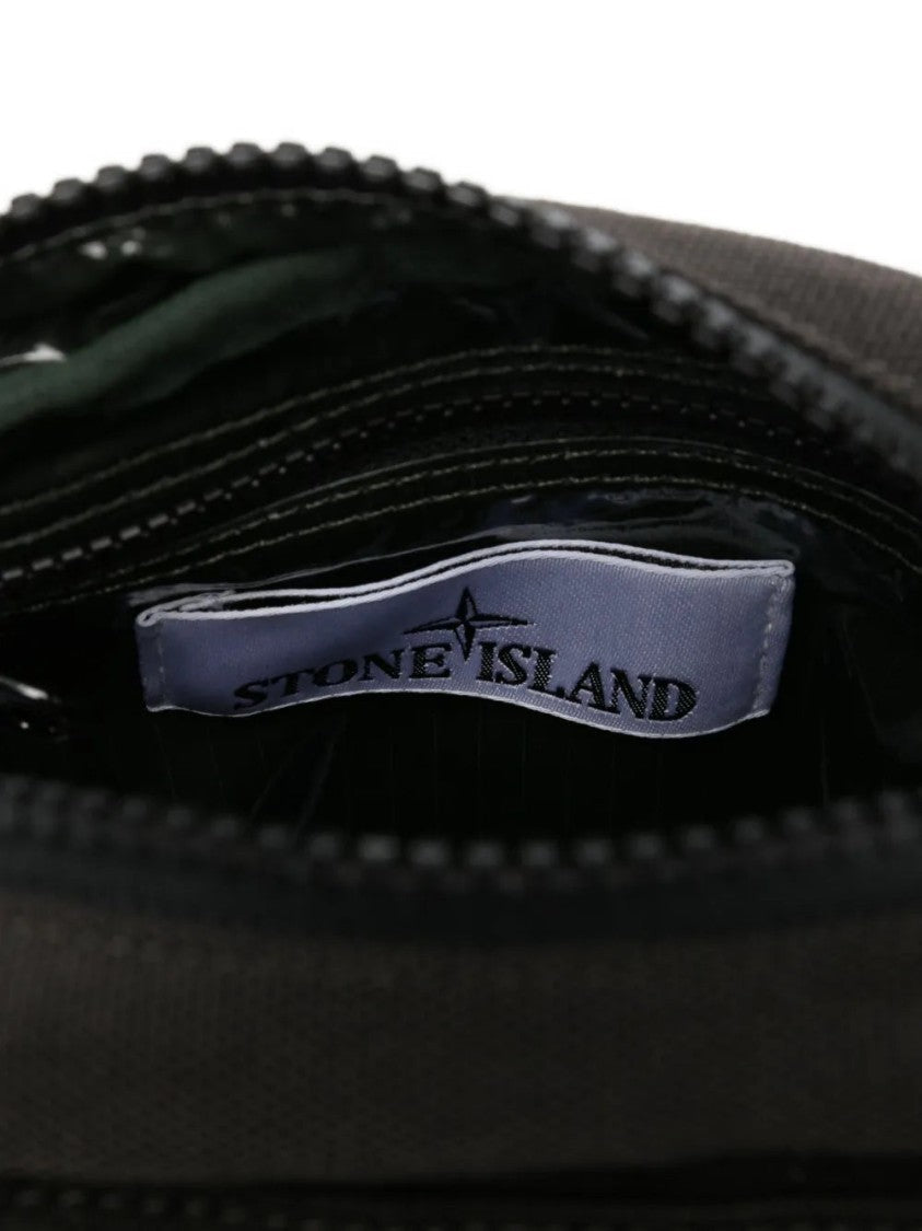 Stone Island Logo-Patch Messenger Bag
