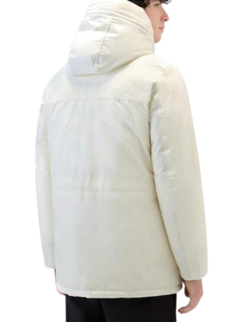 Woolrich White Arctic Parka