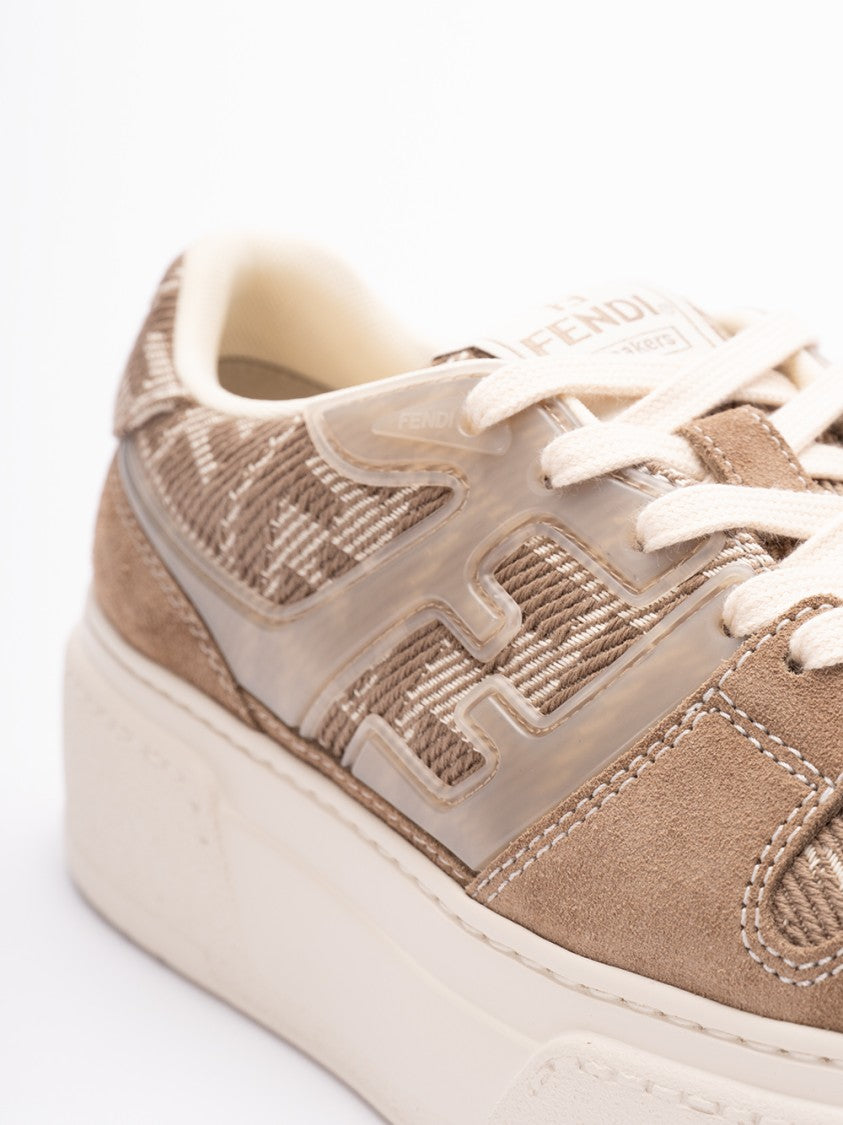 Fendi `Ff Match` Denim Sneakers