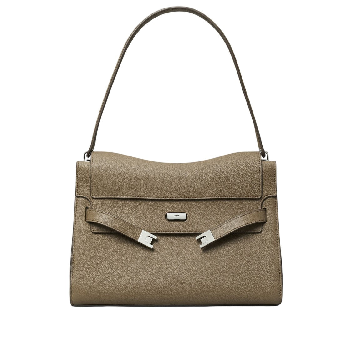 Tory Burch Grained Leather Handbag With Top Handle