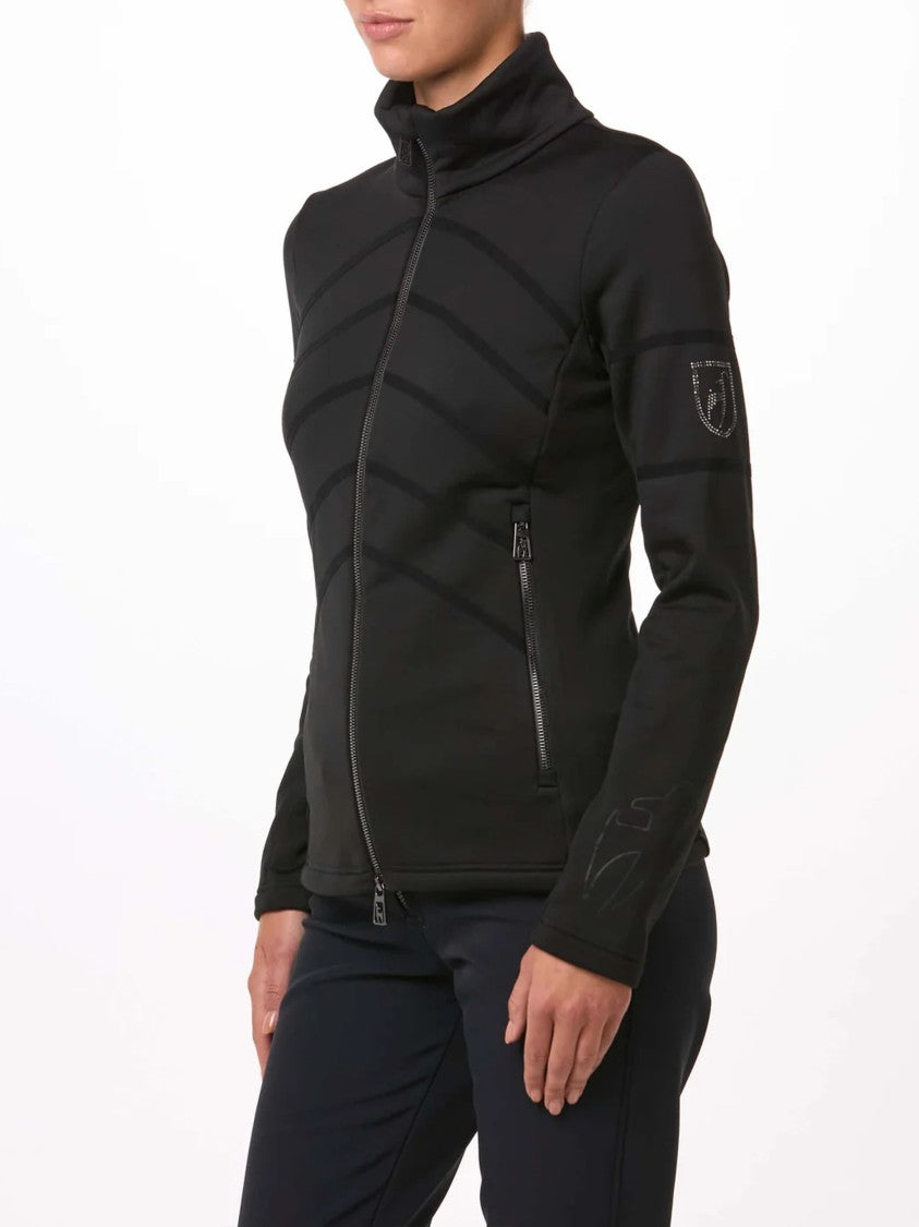 Toni Sailer Black Sue Fitted High-Collar Ski Jacket