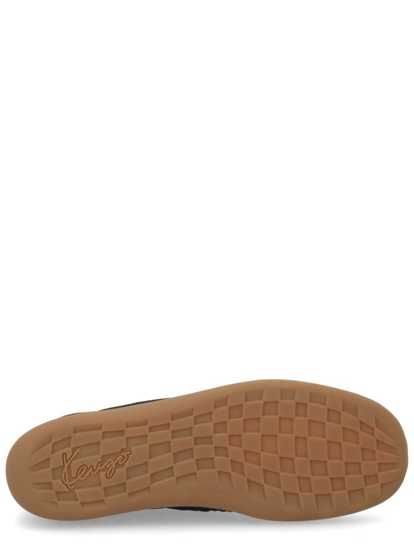 Kenzo Black Kenzo Striker Cream Laces Polyamide Sneakers