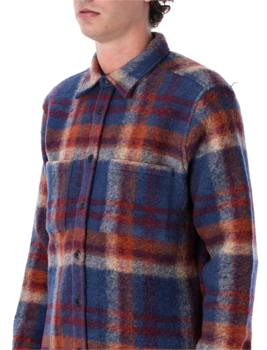 Portuguese Flannel Plaid Button-Up Shirt Jacket