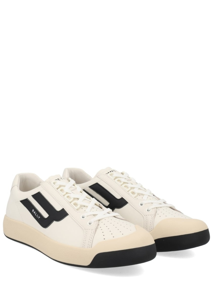 Bally Competition Calfskin Side Stripe Sneakers