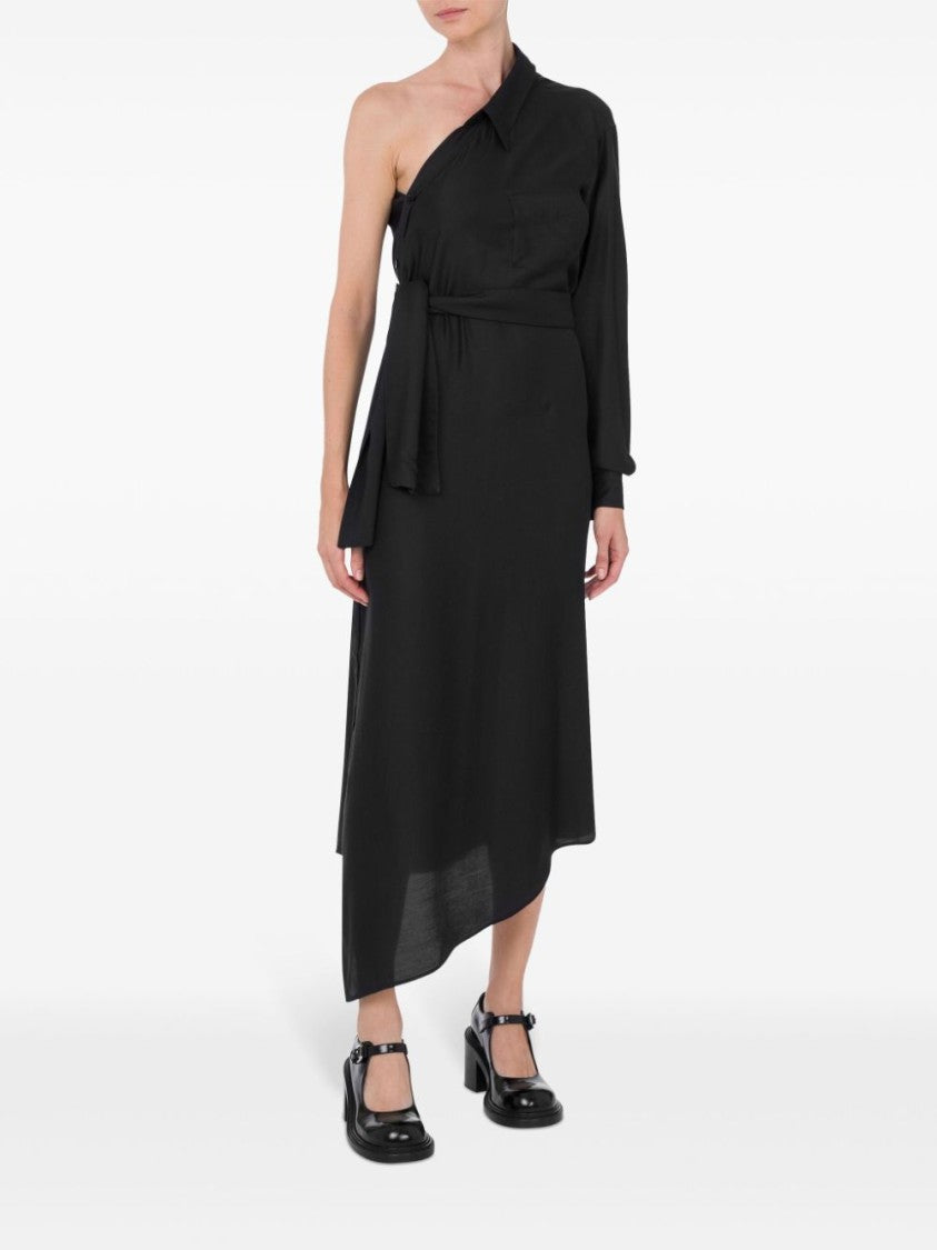 Moschino Asymmetric Midi Dress