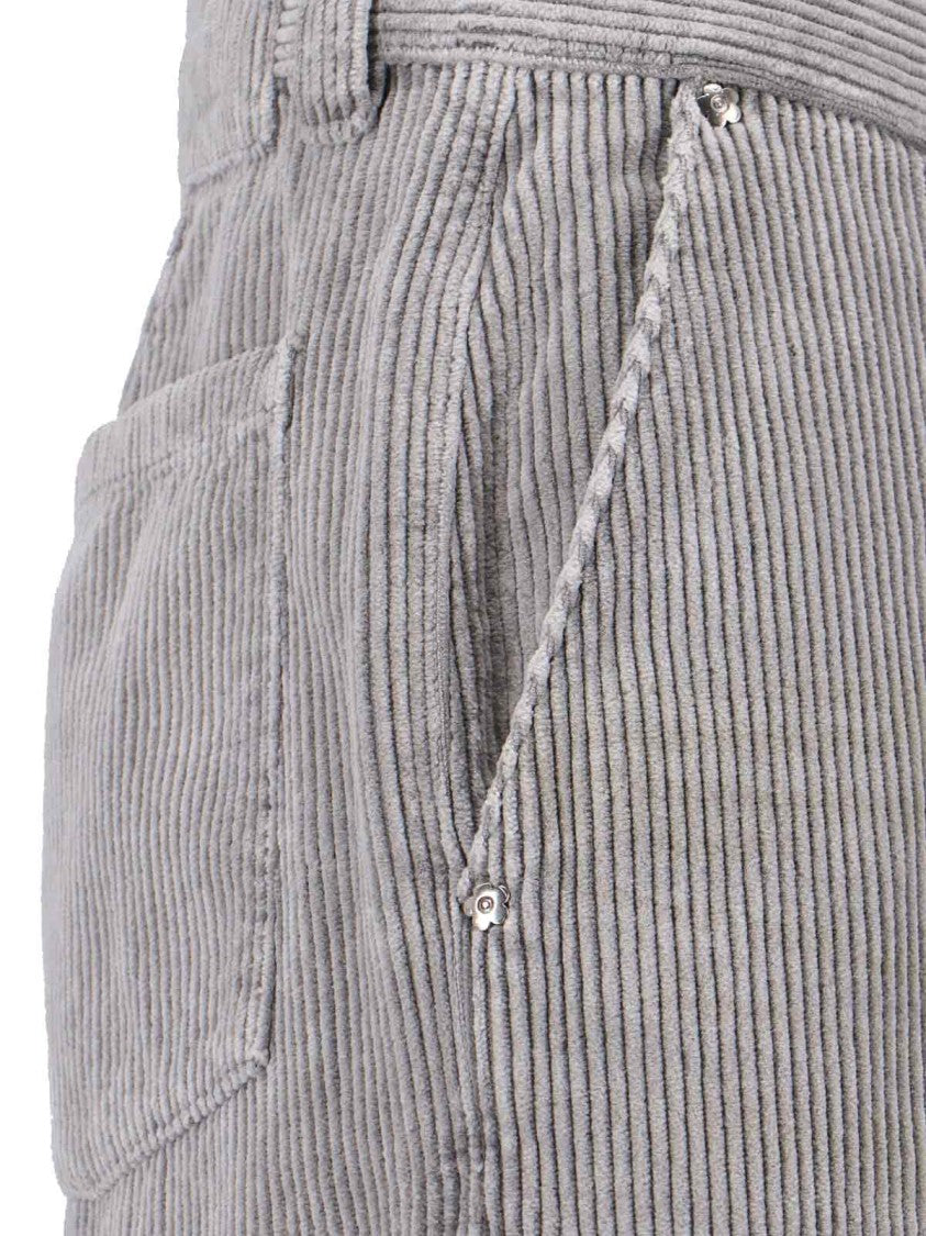 Mfpen Tailored Grey Trousers With Minimalist Silhouette