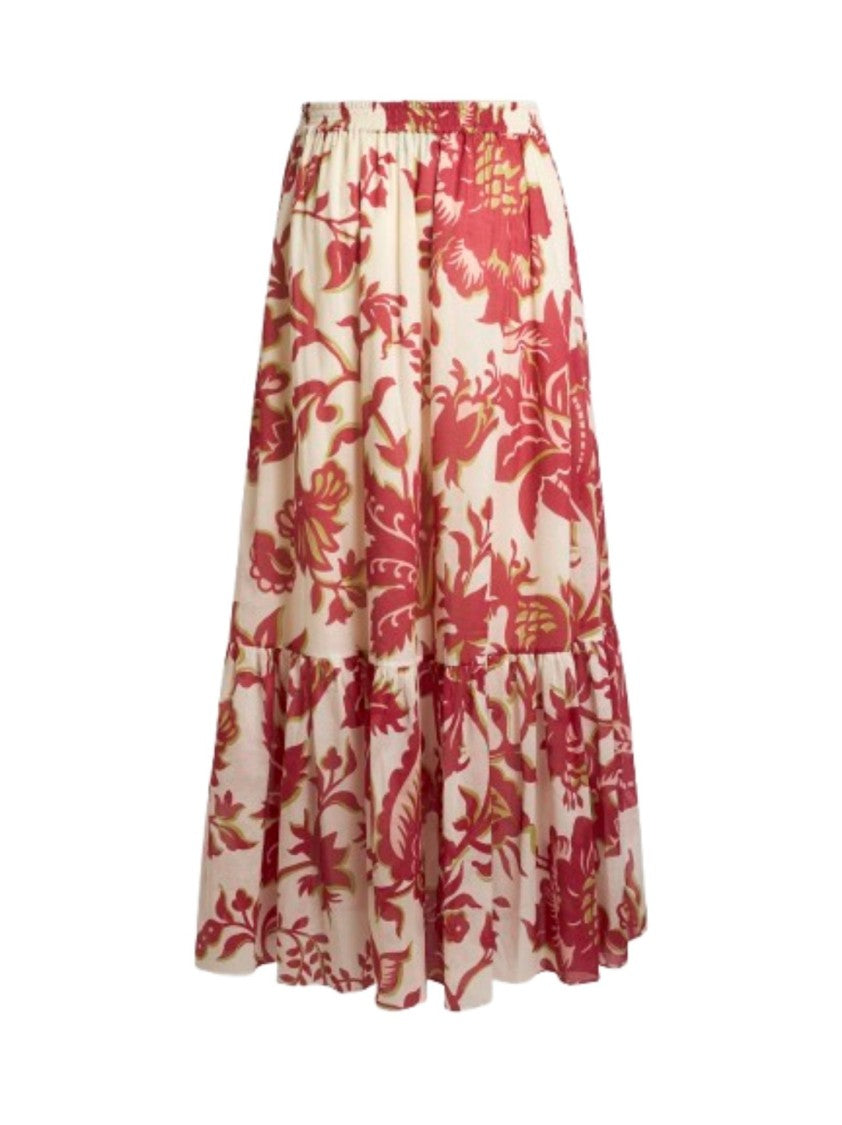 Etro Ankle-Length Skirt With Ruffled Hem