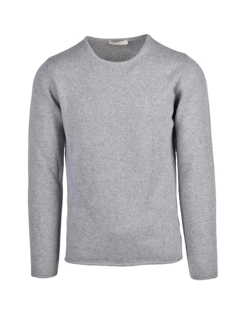 Daniele Fiesoli Cashmere Crewneck Sweater With Fine Knit Texture