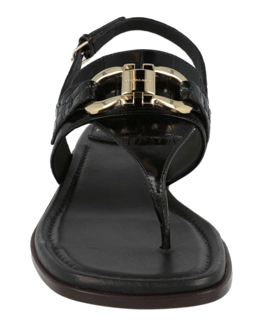 Ferragamo Lula Leather Sandals
