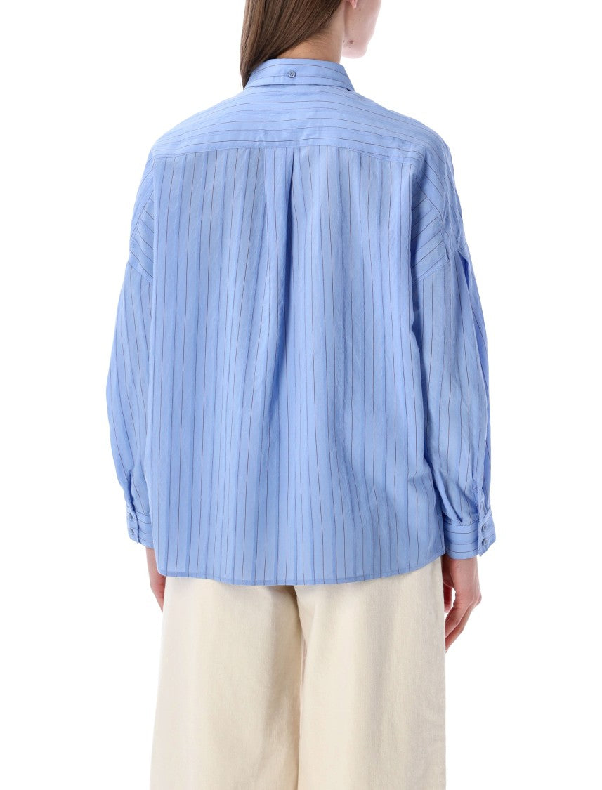 Sessùn Dazik Striped Lyocell Button Down Shirt