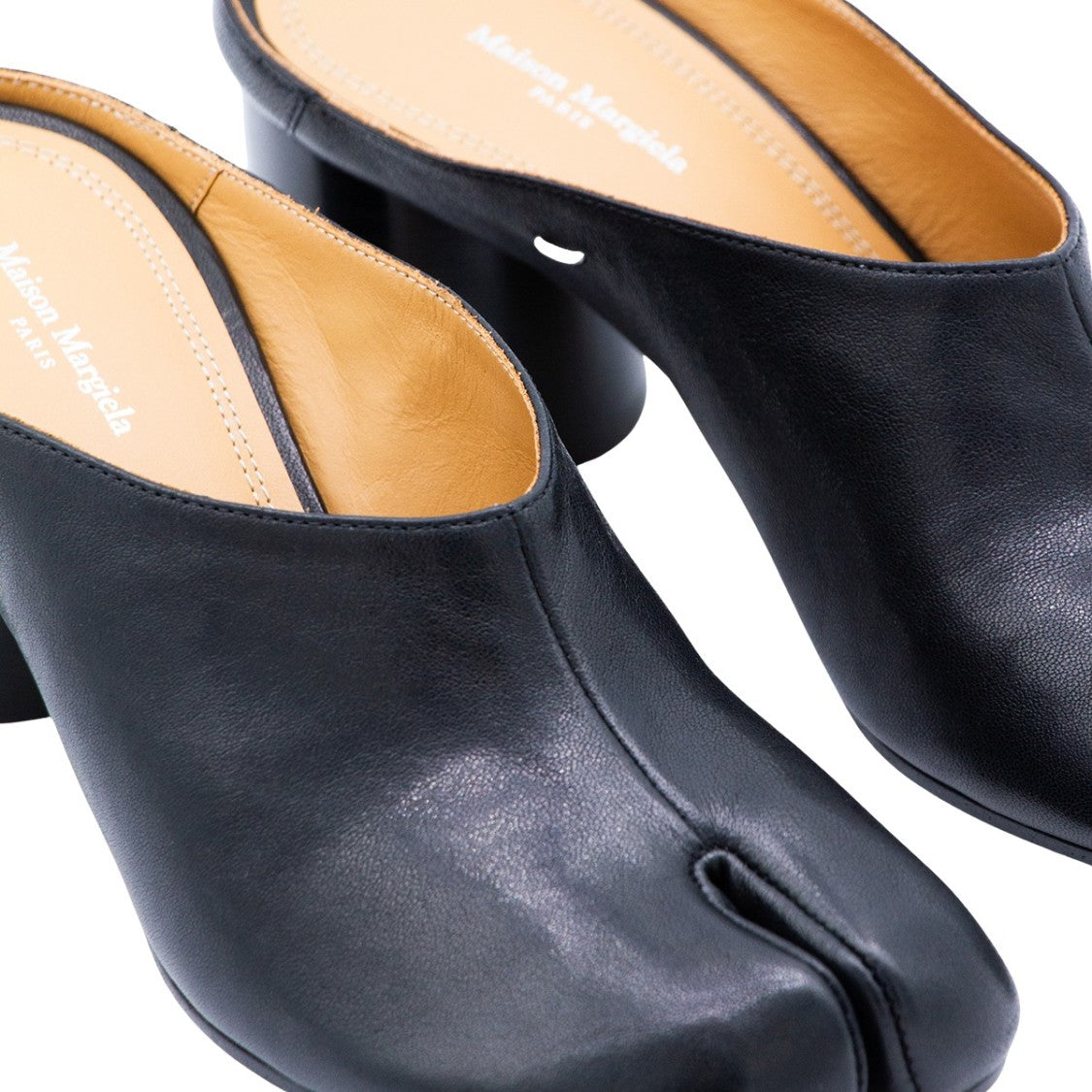 Maison Margiela Black Sandals With Thin Straps And Flat Sole