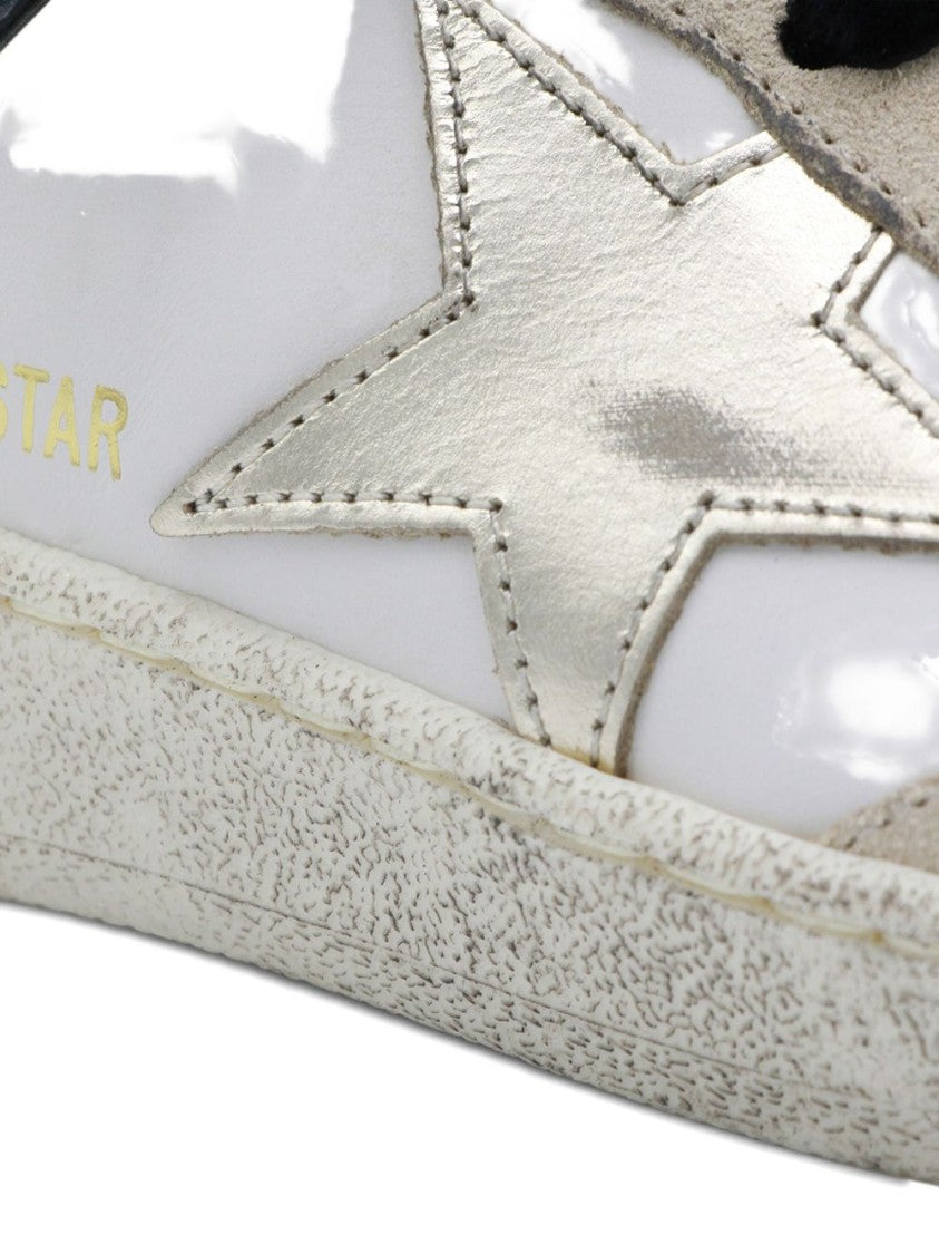 Golden Goose Silk And Nylon Distressed Finish Sneakers