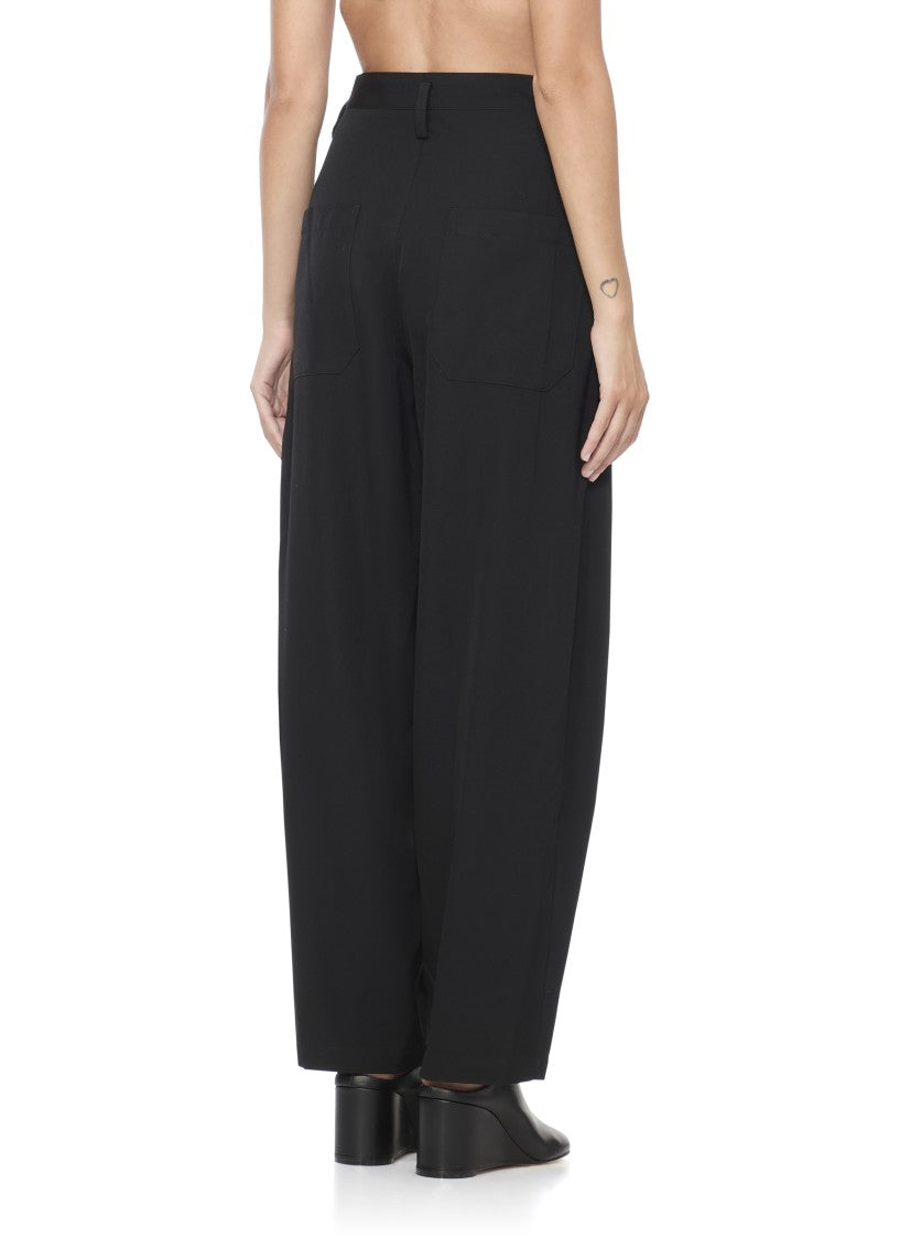 Y's Tailored High-Waist Wool Pants