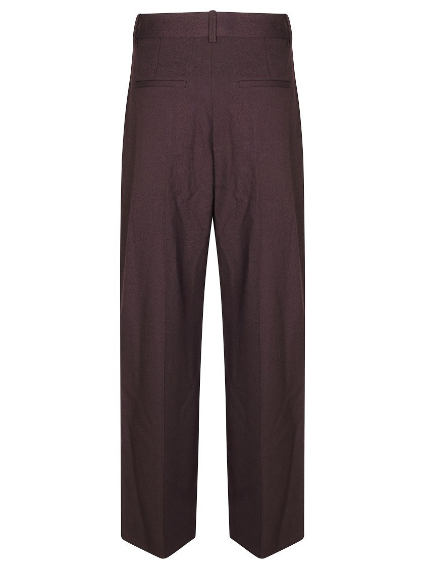 Victoria Beckham High Waist Tailored Pants With Straight-Leg Silhouette
