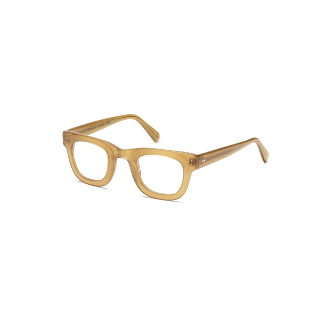 Moscot Or-Fri-O Fritz Translucent Acetate Square Frame Eyeglasses