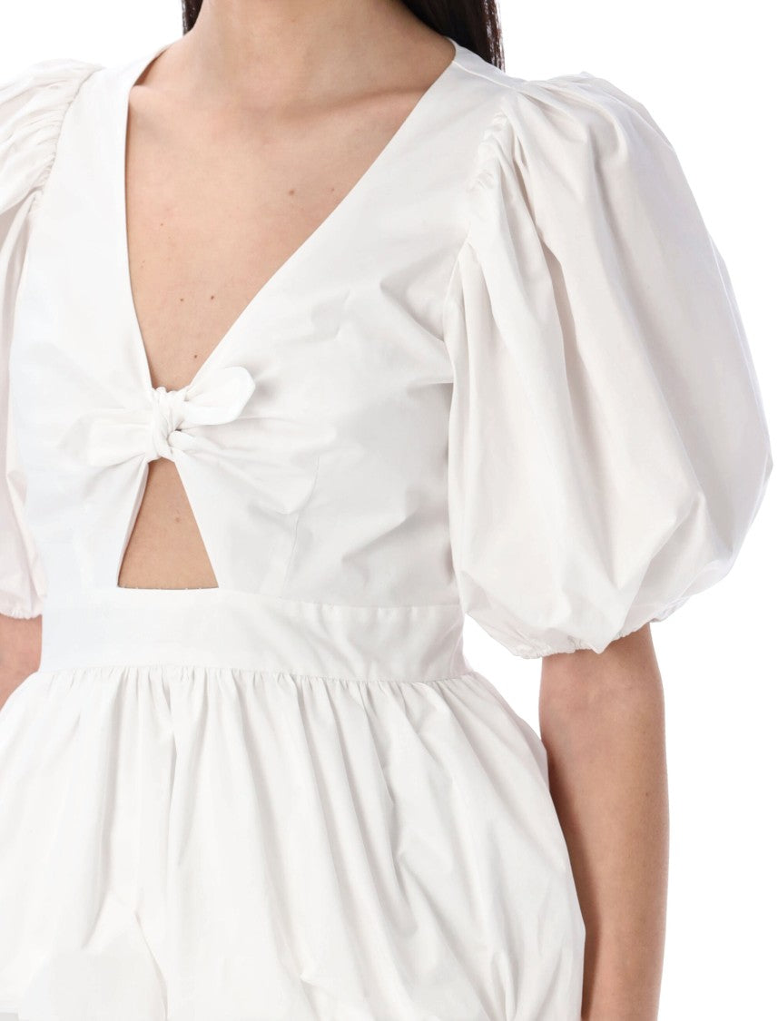 Rotate Puff Sleeve Bubble Top