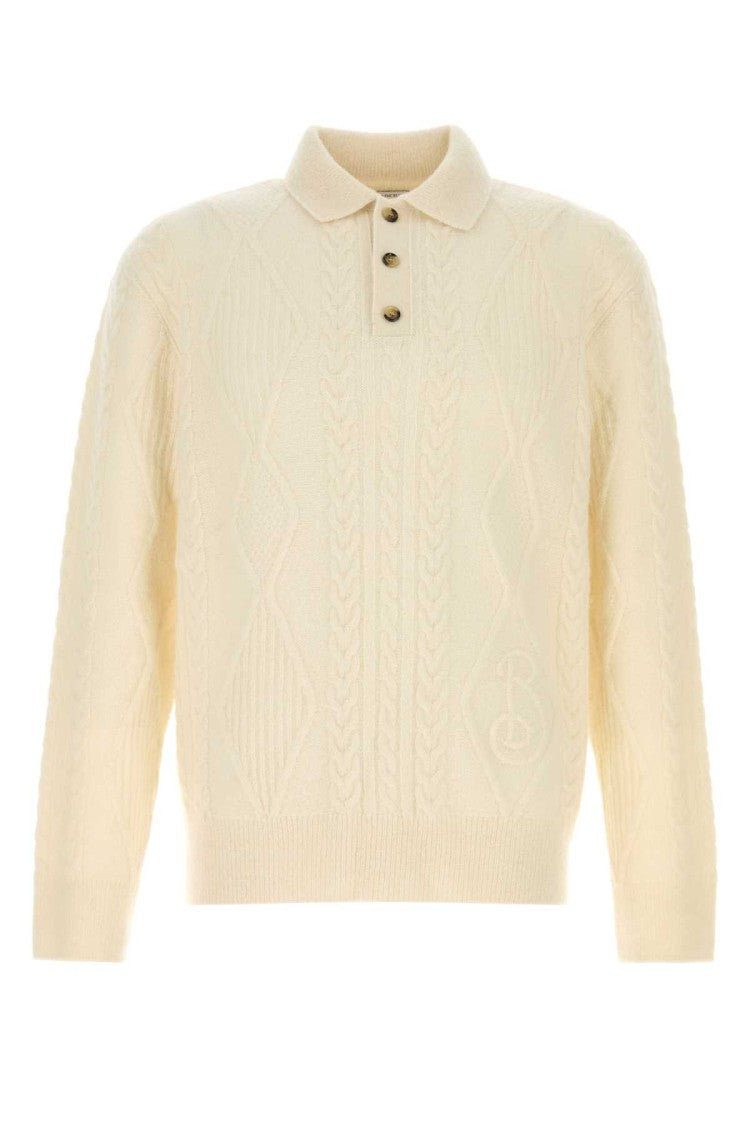 Burberry Ivory Alpaca Blend Sweater
