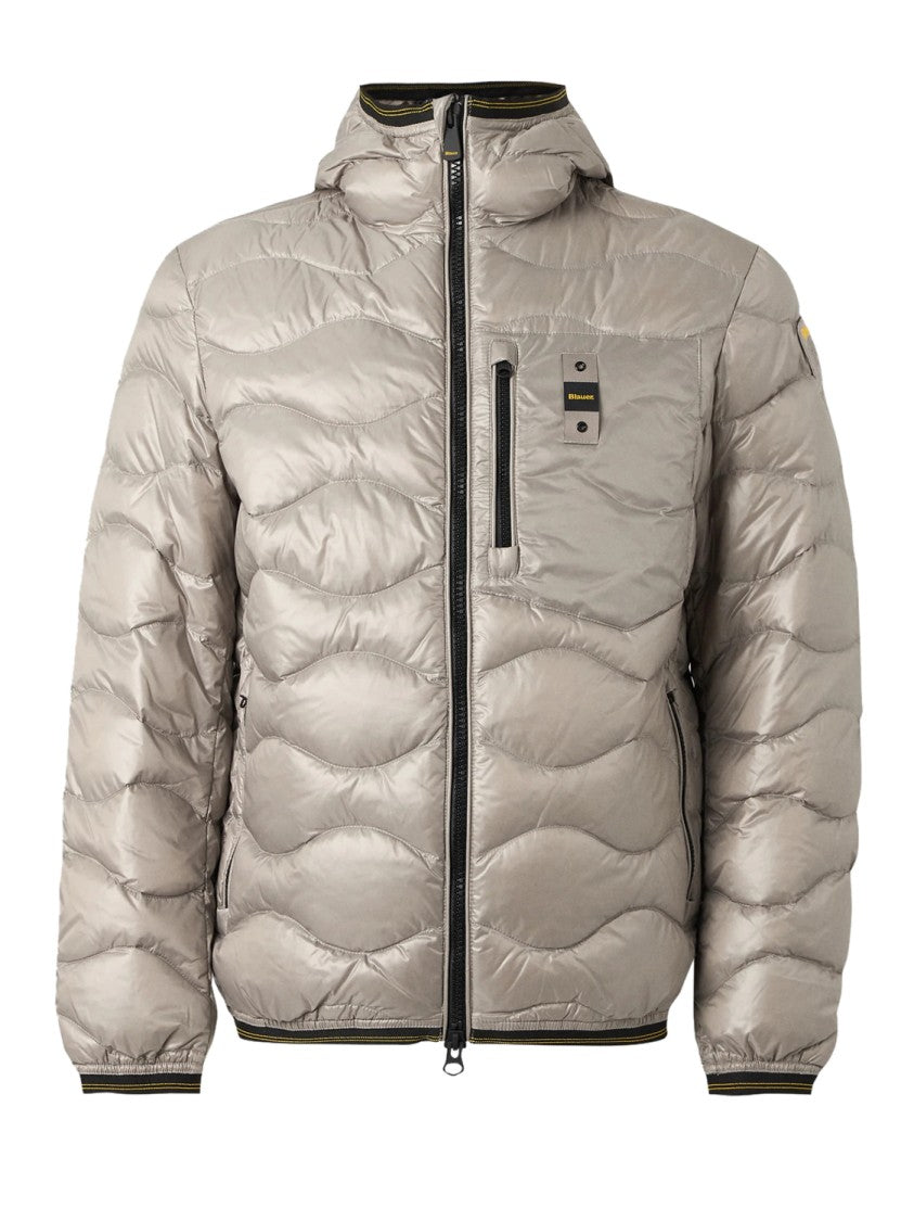 Blauer Quilted Hooded Casual Jacket