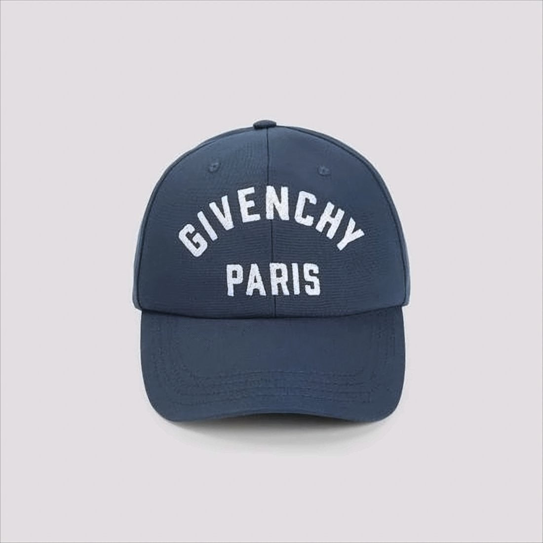 Givenchy Structured Cotton Baseball Cap With Arched Embroidery