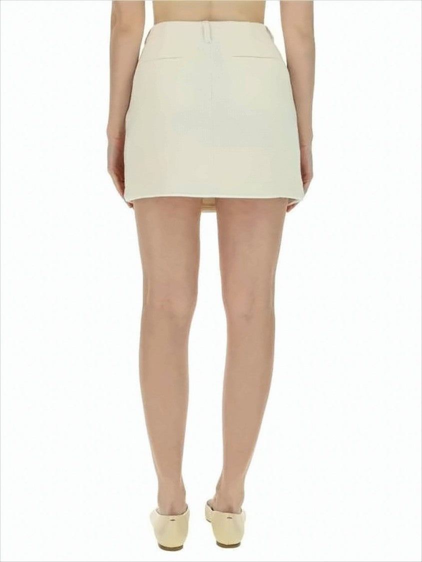A.P.C. Light Beige Short Skirt