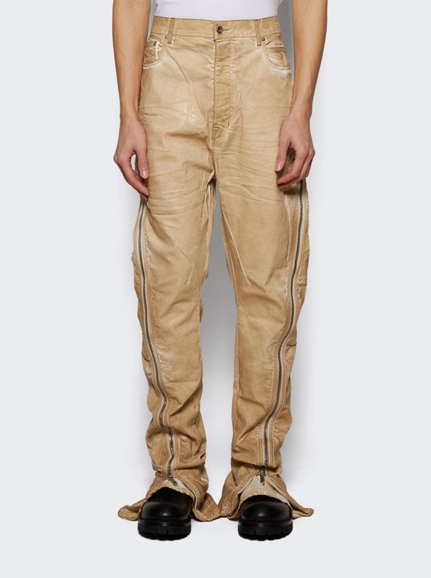 Drkshdw By Rick Owens Bolan Banana Pants Parchment