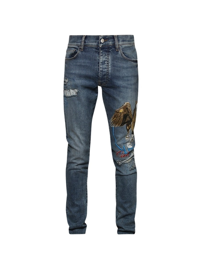 Amiri Pegasus Skinny Jean True Indigo