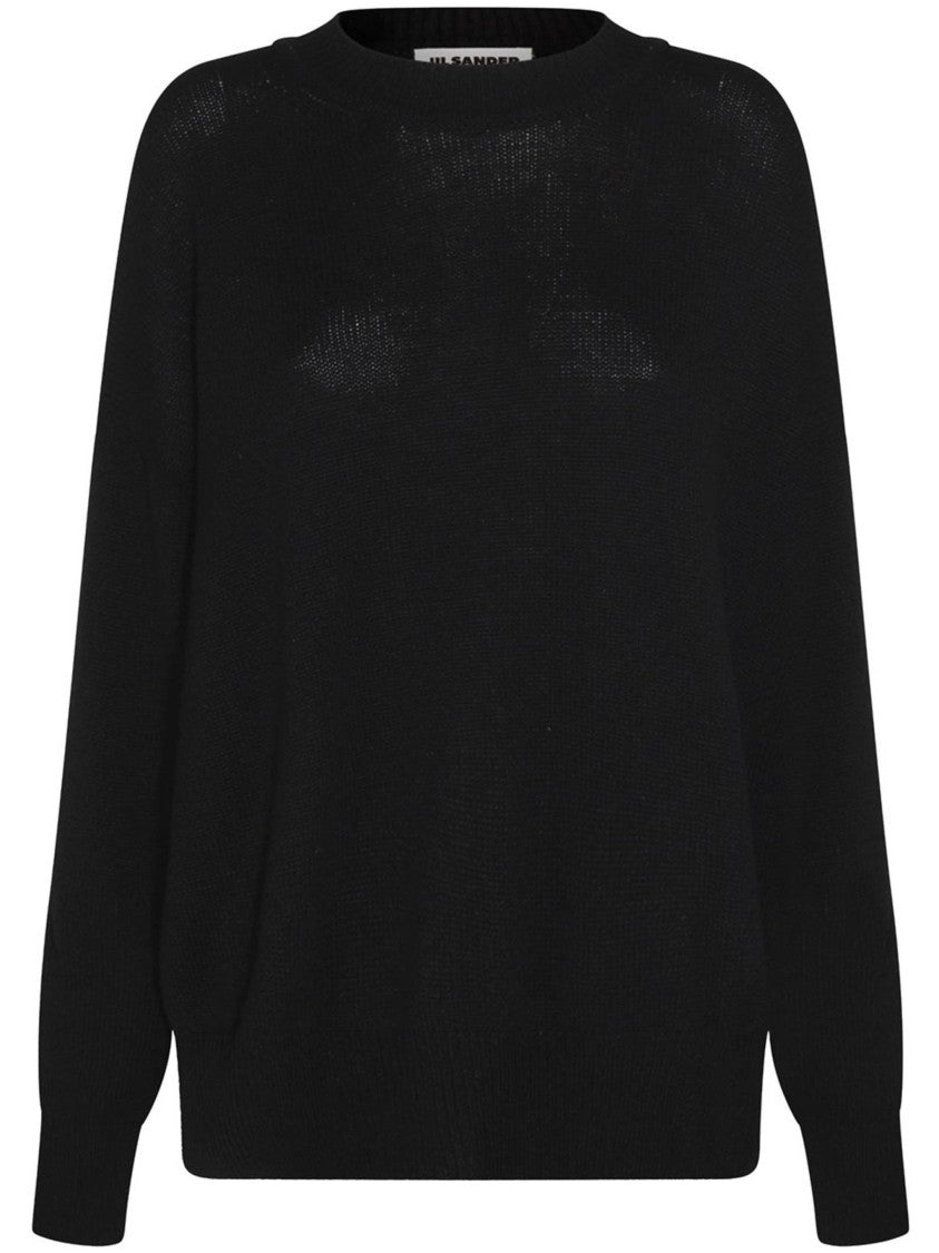 Jil Sander Relaxed Fit Crew Neck Knit Sweater
