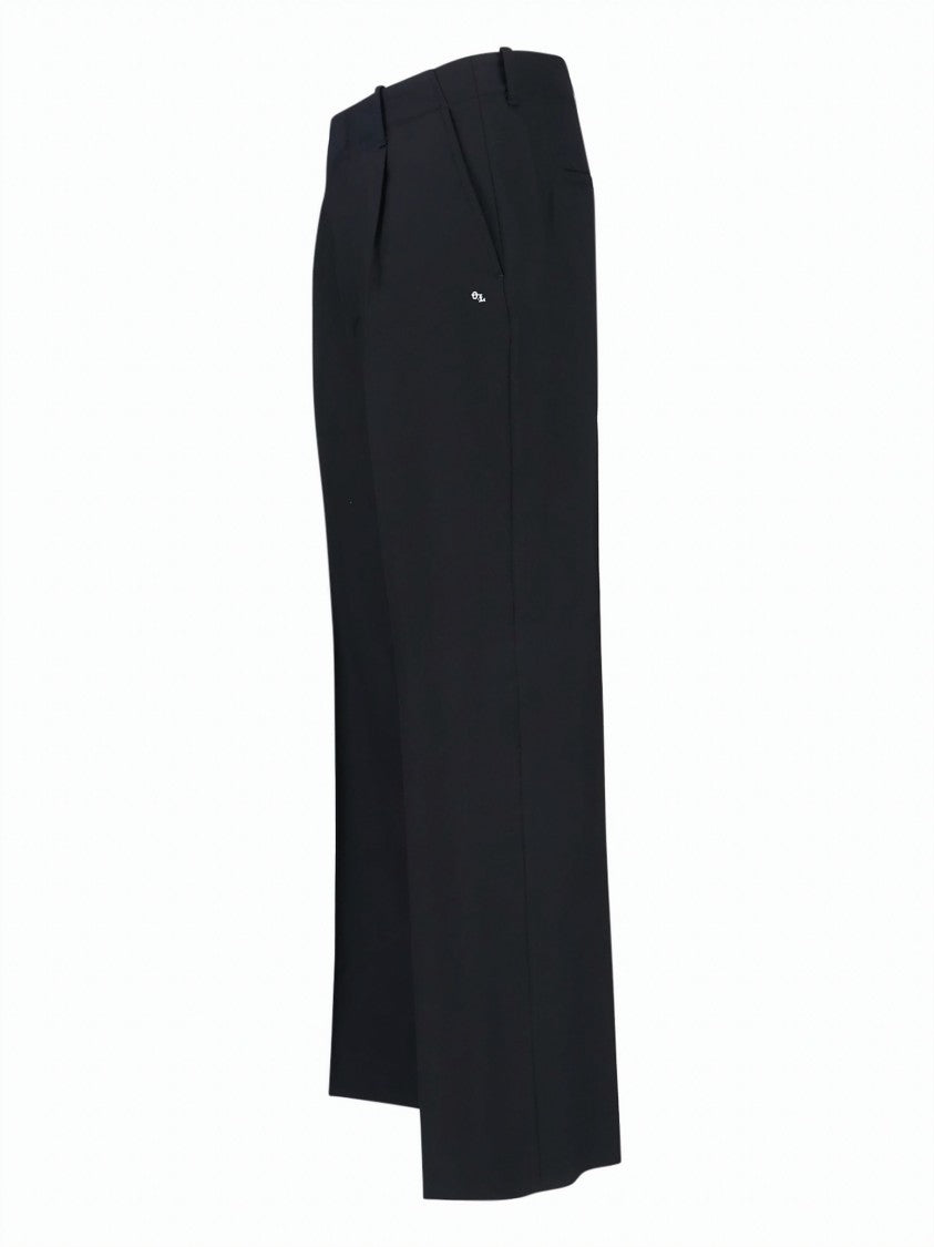 Our Legacy Straight-Leg Chino Pants With Mid-Rise Waist And Pleated Front