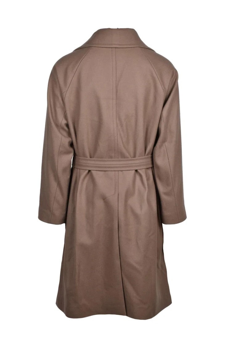 Hevo Unstructured Coat - Brown
