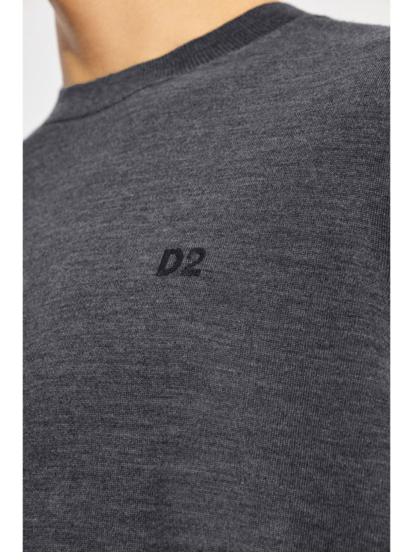Dsquared2 Fine Knit Grey Sweater