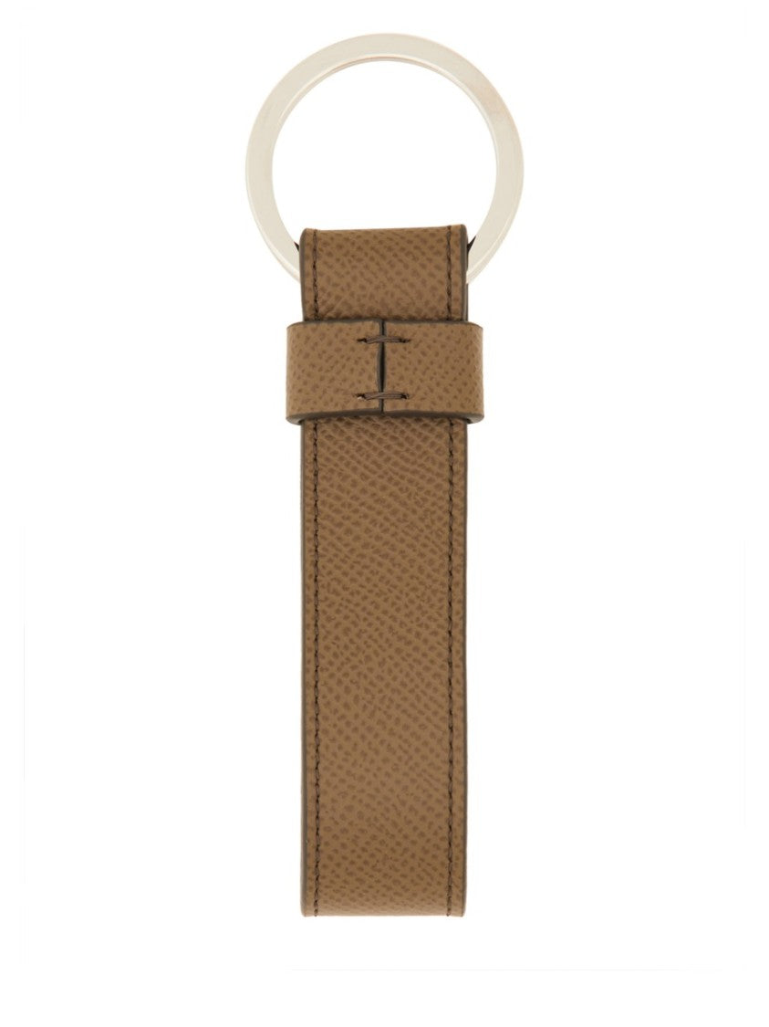 Tod's "T Timeless" Logo Keychain