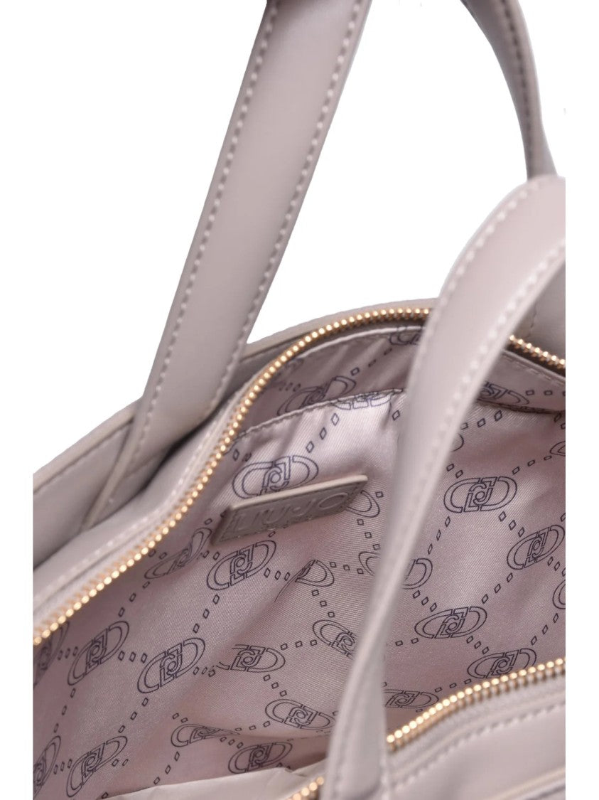 Liu Jo Grey Polyamide Chain Handbag