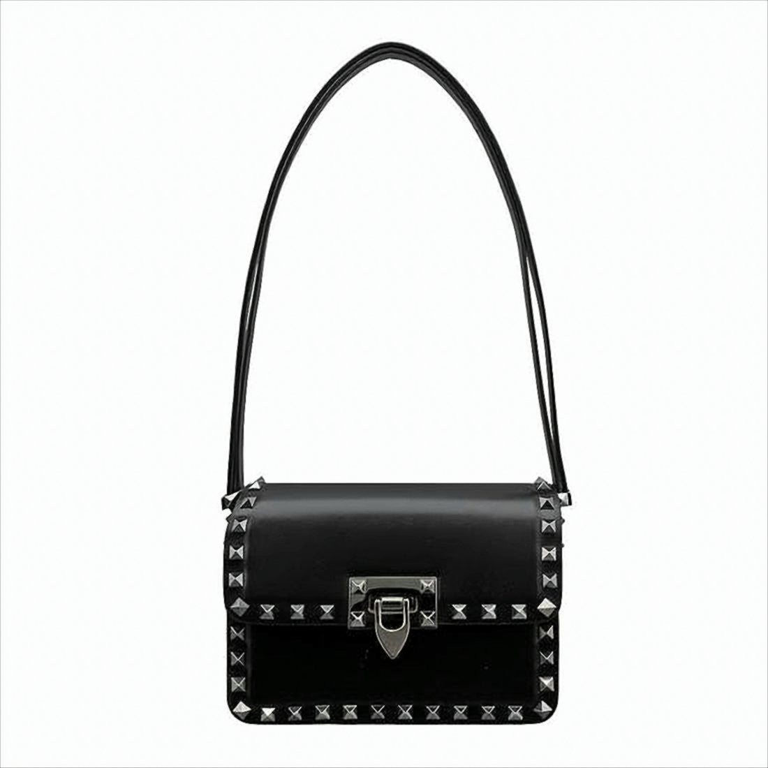 Valentino Garavani Rectangular Shoulder Bag With Pyramid Studs
