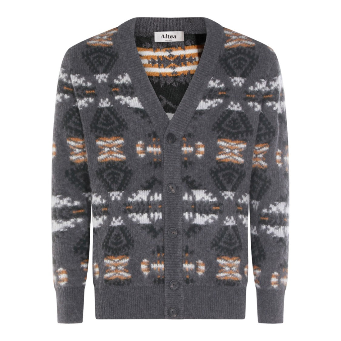 Altea Button-Up Cardigan Sweater With V-Neckline